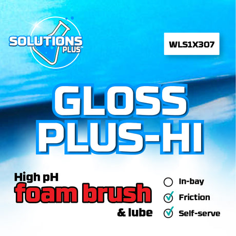 Lee Soap Gloss Plus High pH Foam Brush and Lube Carwash Detergent